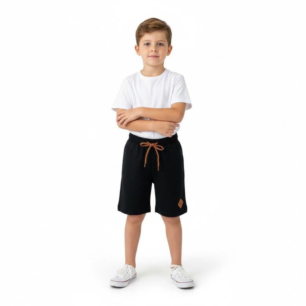 Bermuda Infantil Menino Em Moletom Arrumadinhos