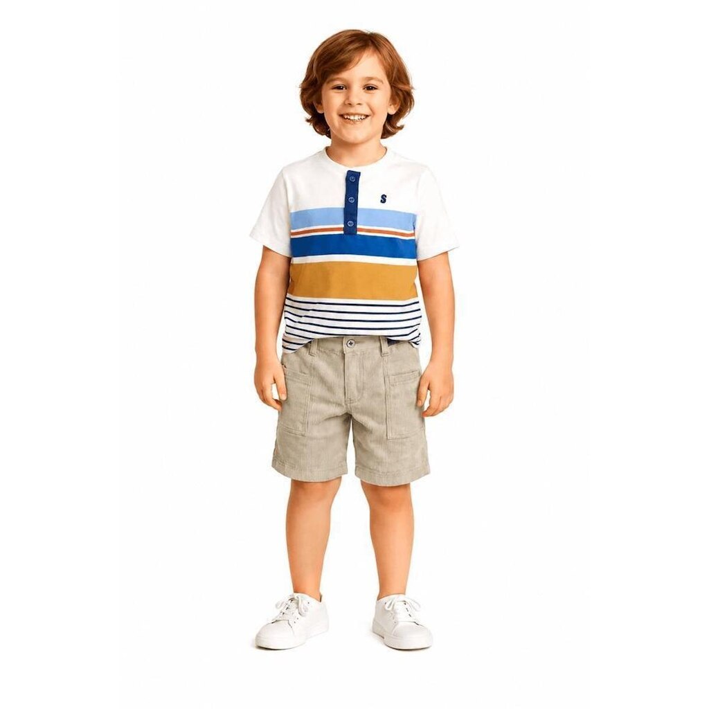 Bermuda Infantil Menino Que bicho te mordeu Alphabeto Areia
