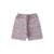 Bermuda Infantil Tactel Letrinhas Chumbo - Chumbo