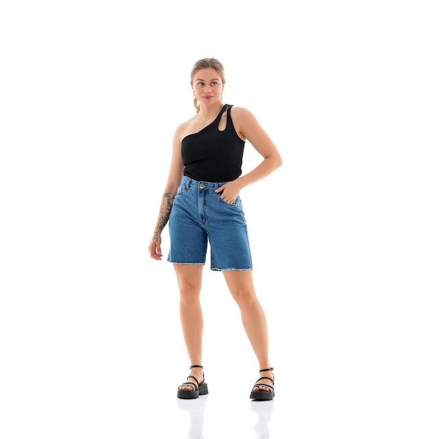 Bermuda Jeans Arauto Feminina Jorts Lopez