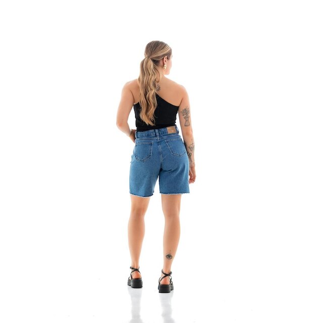 Bermuda Jeans Arauto Feminina Jorts Lopez