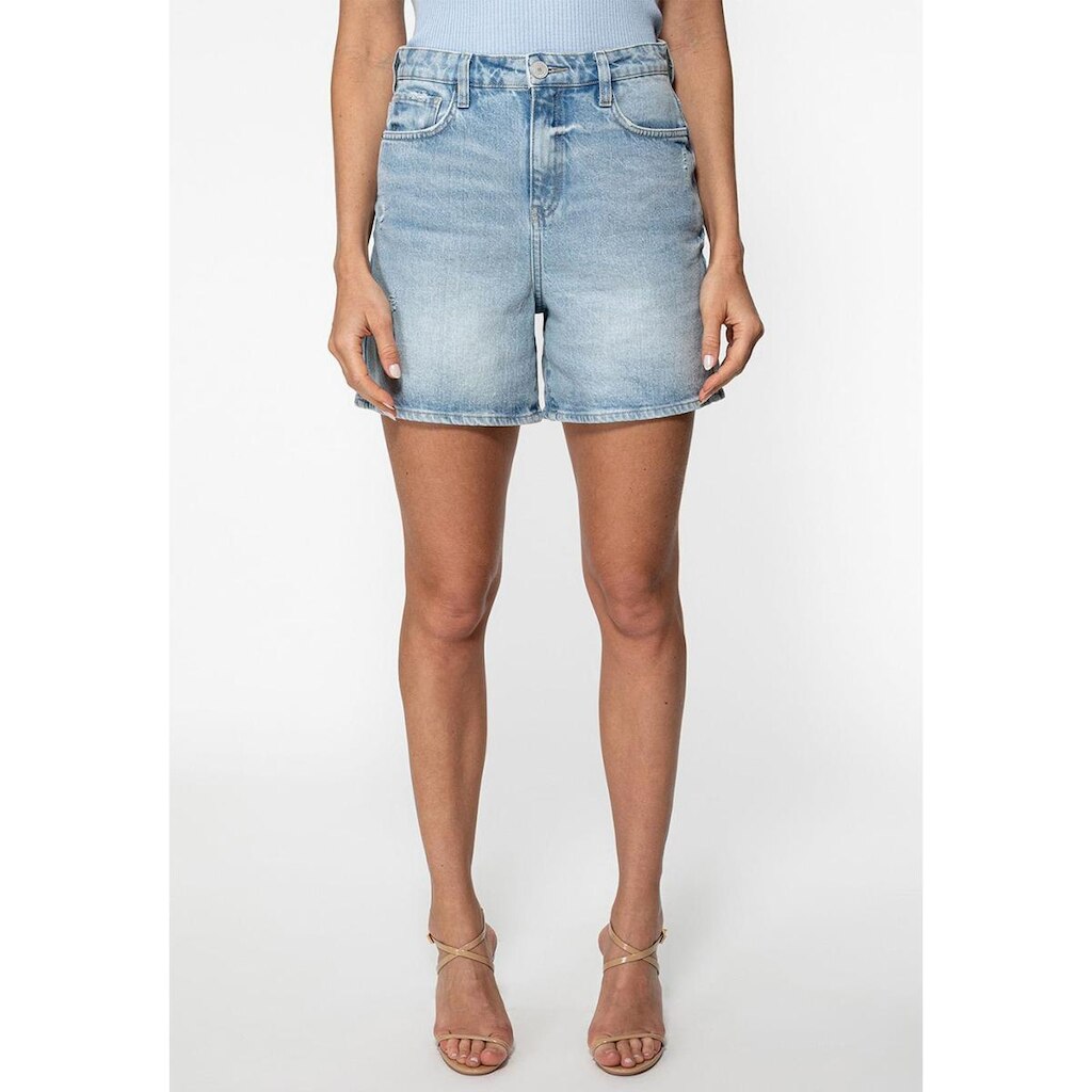 Bermuda Jeans Curta Azul Claro