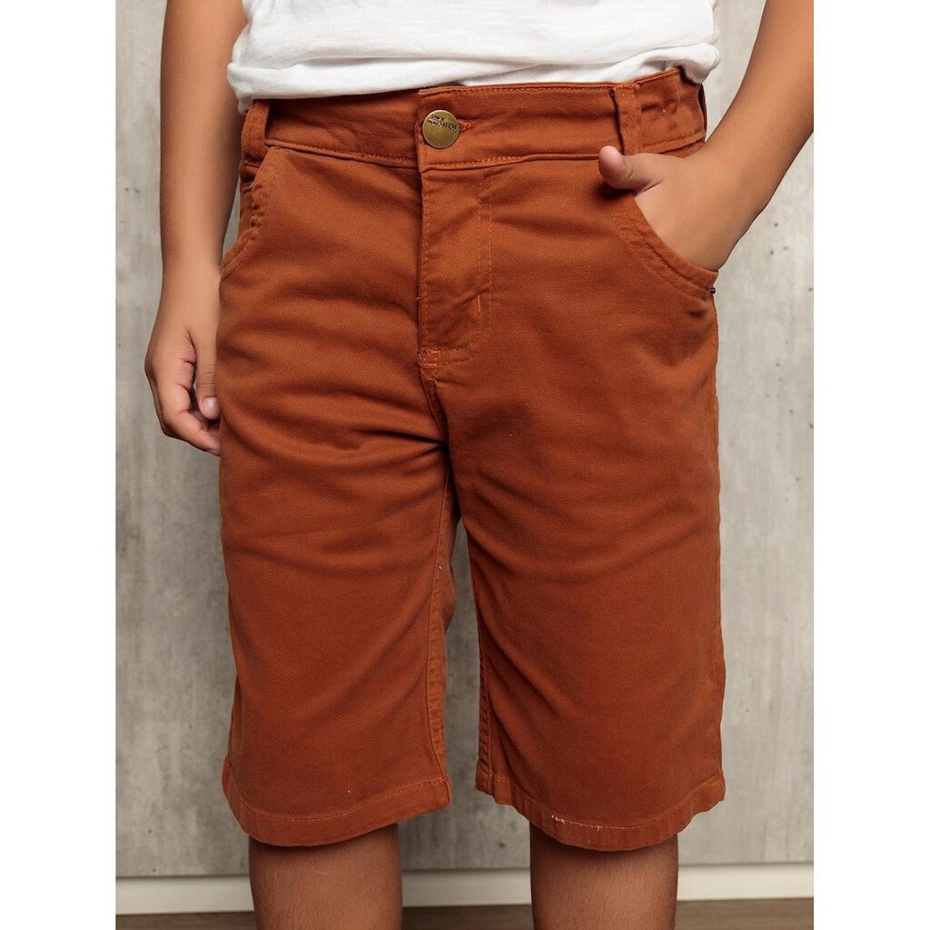 Bermuda Jeans de Brim Masculina Infantil Moda Fashion