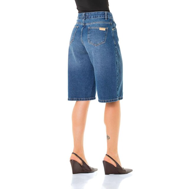 Bermuda Jeans Feminino Arauto Super Jorts