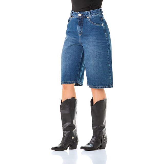 Bermuda Jeans Feminino Arauto Super Jorts
