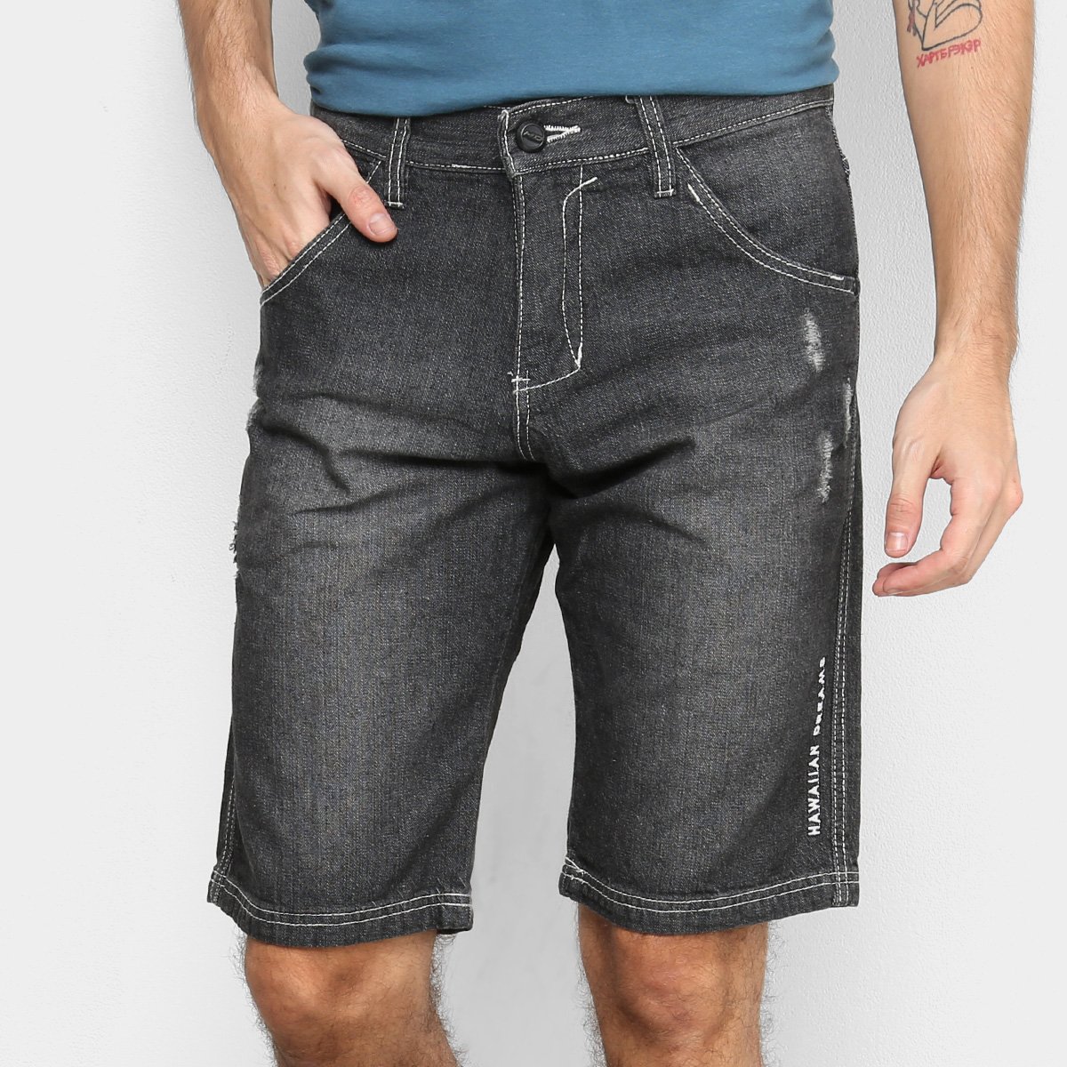 bermuda jeans hd masculina