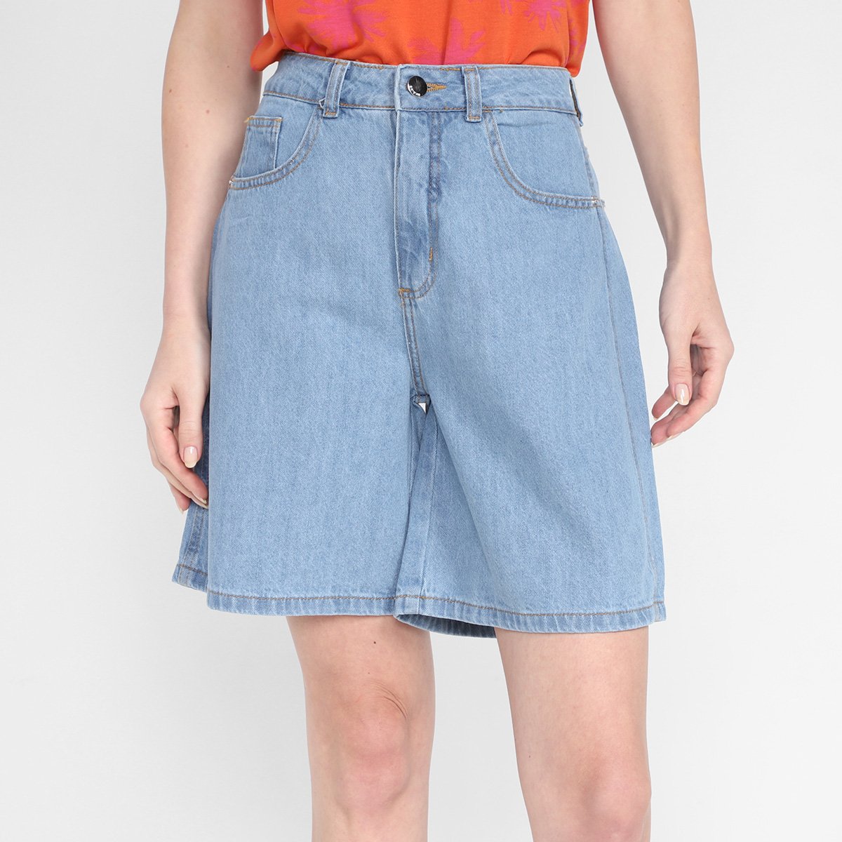 Bermuda Jeans Hering Feminina - Azul é ruim? Bermuda Jeans Hering Feminina - Azul é boa?