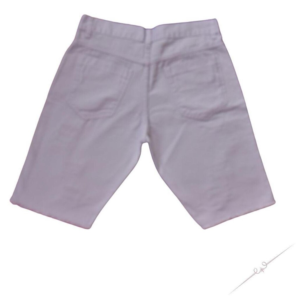 Bermuda Jeans Juvenil Masculina destroyed
