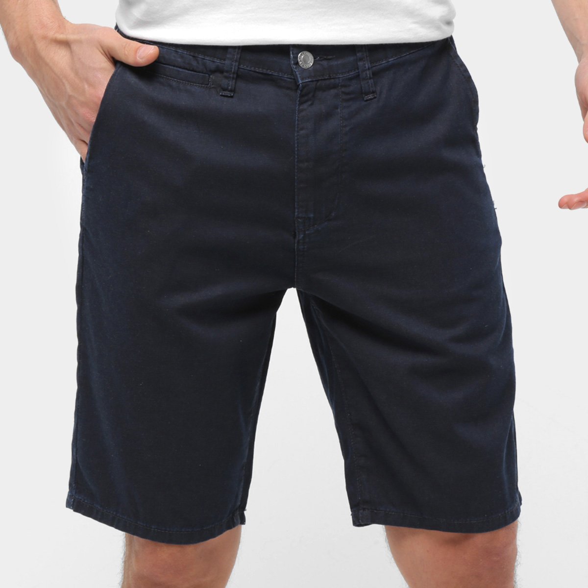 Bermuda Jeans Lacoste Masculina - Azul Claro Menor preço em Bermuda Jeans Lacoste Masculina - Azul Claro