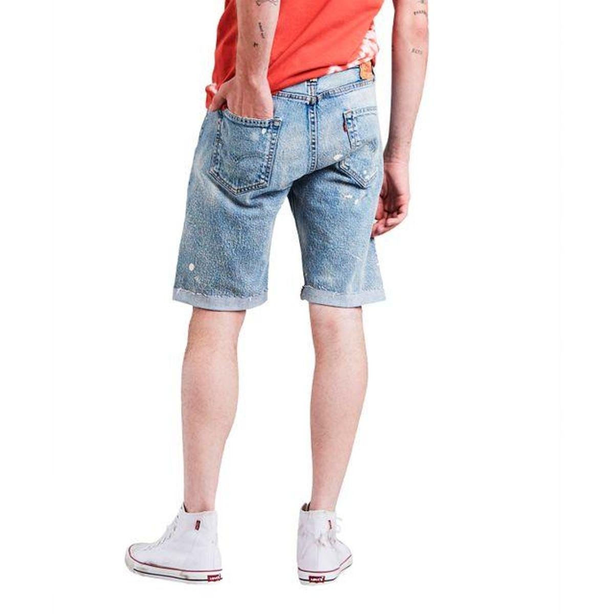 bermuda jeans levis masculina