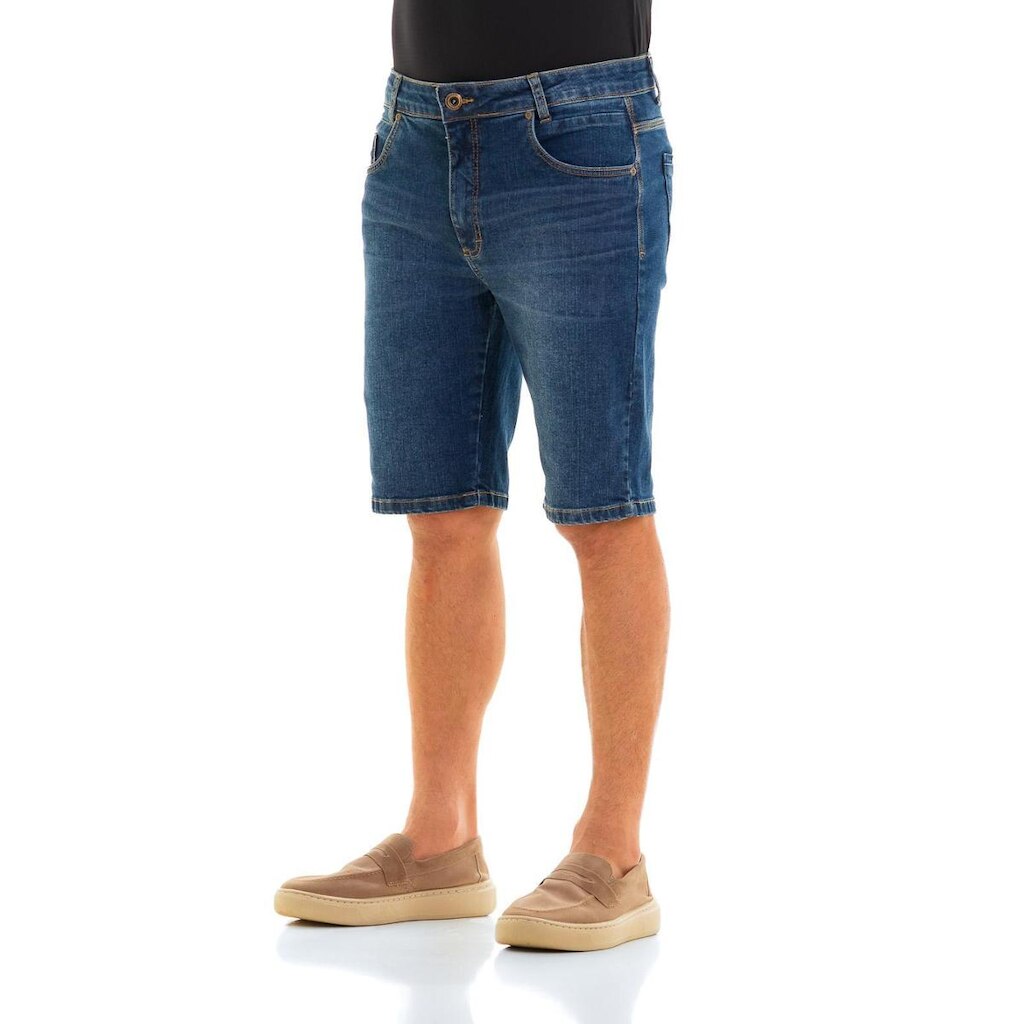 Bermuda Jeans Masculina Arauto Confort