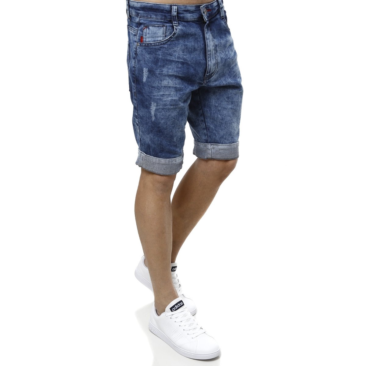 bermuda jeans adidas masculina
