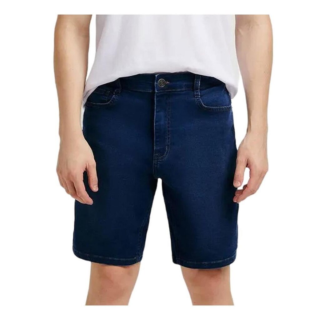 Bermuda Jeans Masculina Hering Reta Soft Touch - H4BW2BSN