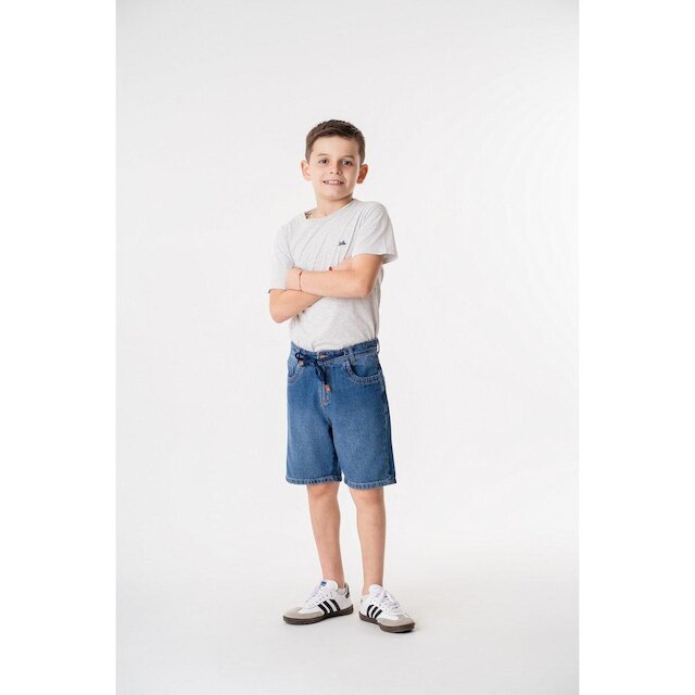 Bermuda Jeans Masculina Tradicional