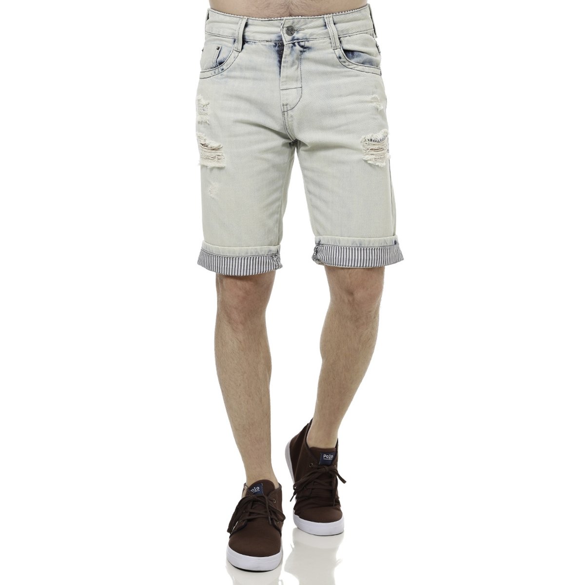 bermuda jeans masculina sawary