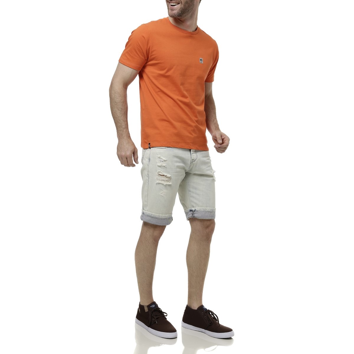 bermuda jeans masculina sawary