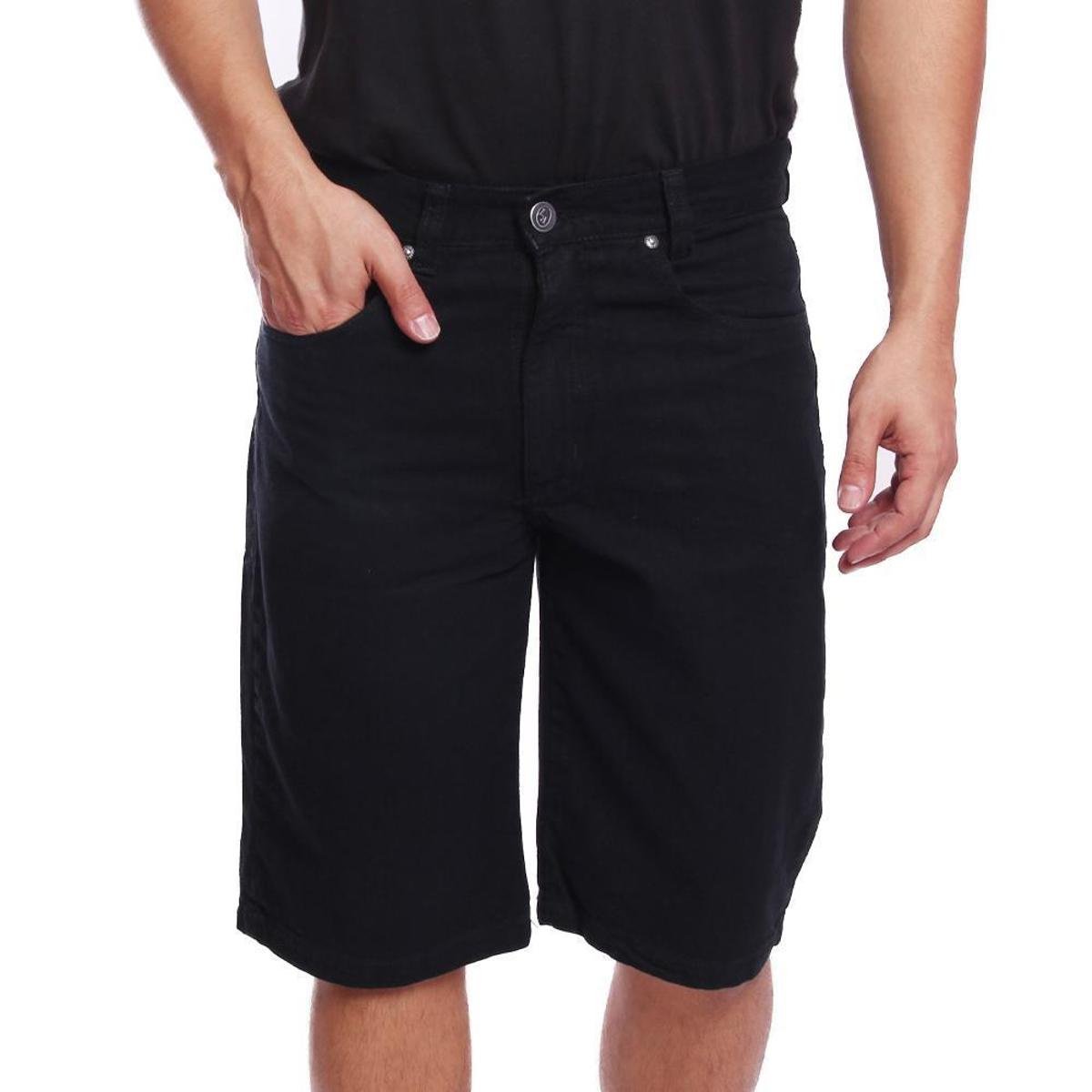 Bermuda Jeans R7Jeans Masculina Modelo Tradicional 100% Algodão Menor preço em Bermuda Jeans R7Jeans Masculina Modelo Tradicional 100% Algodão