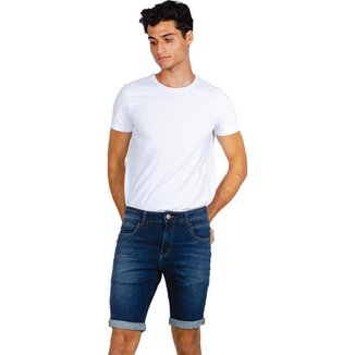 Bermuda Jeans RockeSoda Masculina Skinny Casual Dia a Dia