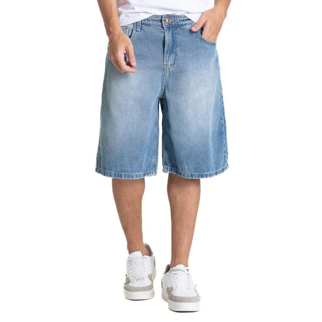 Bermuda Jeans Sawary - 282433 - Azul 44