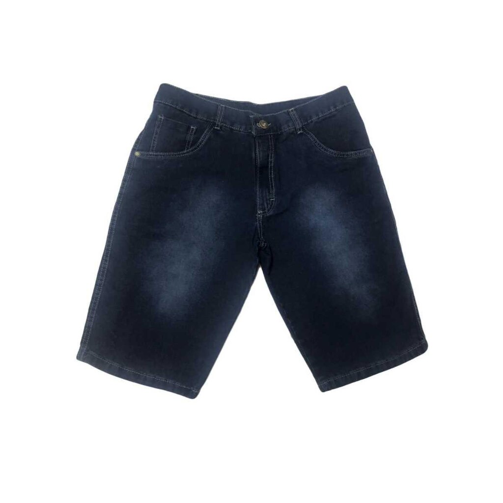 Bermuda Jeans Tradicional Masculina Plus Size