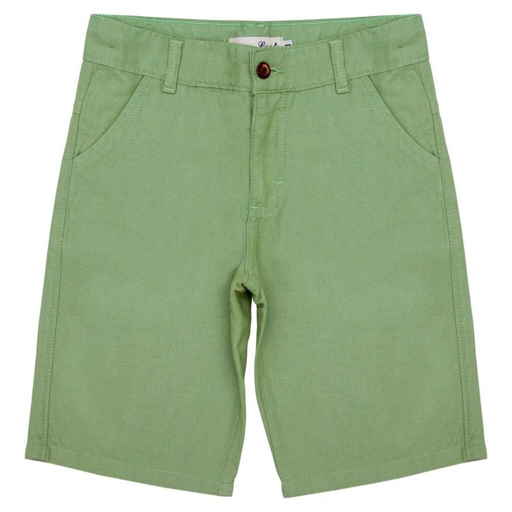 Bermuda Juvenil Look Jeans Linho Collor - 6 - VERDE