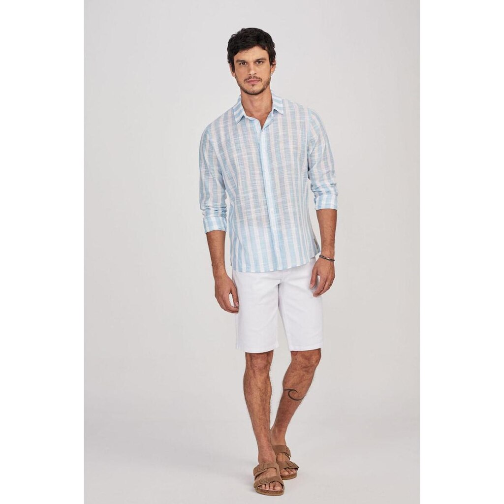 Bermuda Lado Avesso Rodrigo Collor Branco Tam. 44