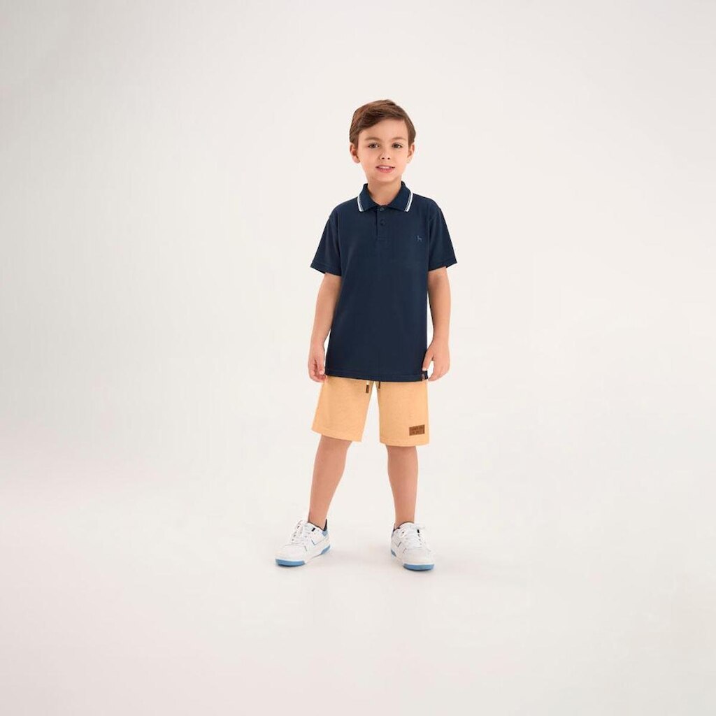 Bermuda Laranja Infantil Pulla Bulla Menino - 53863-1292