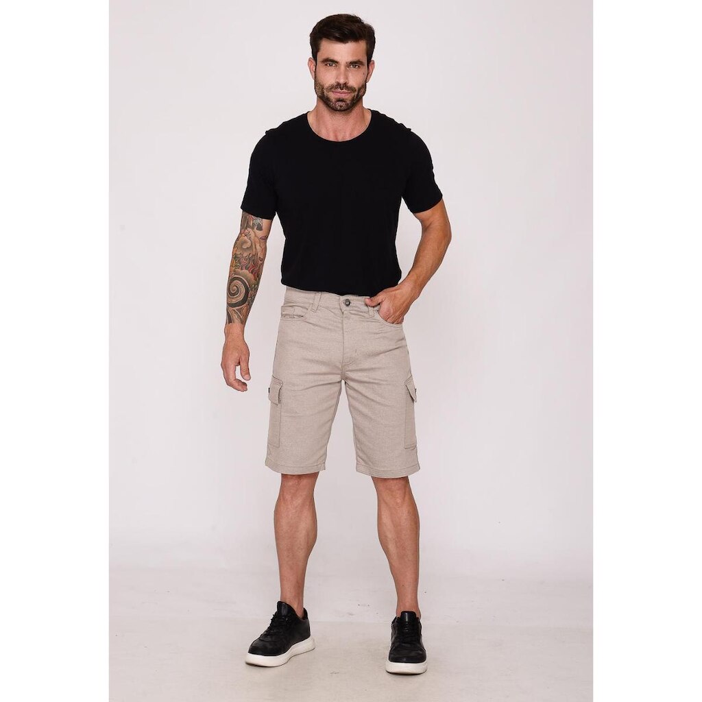 Bermuda Masculina 7950 Bege