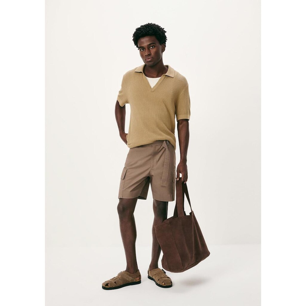 Bermuda Masculina Cargo Em Algodão