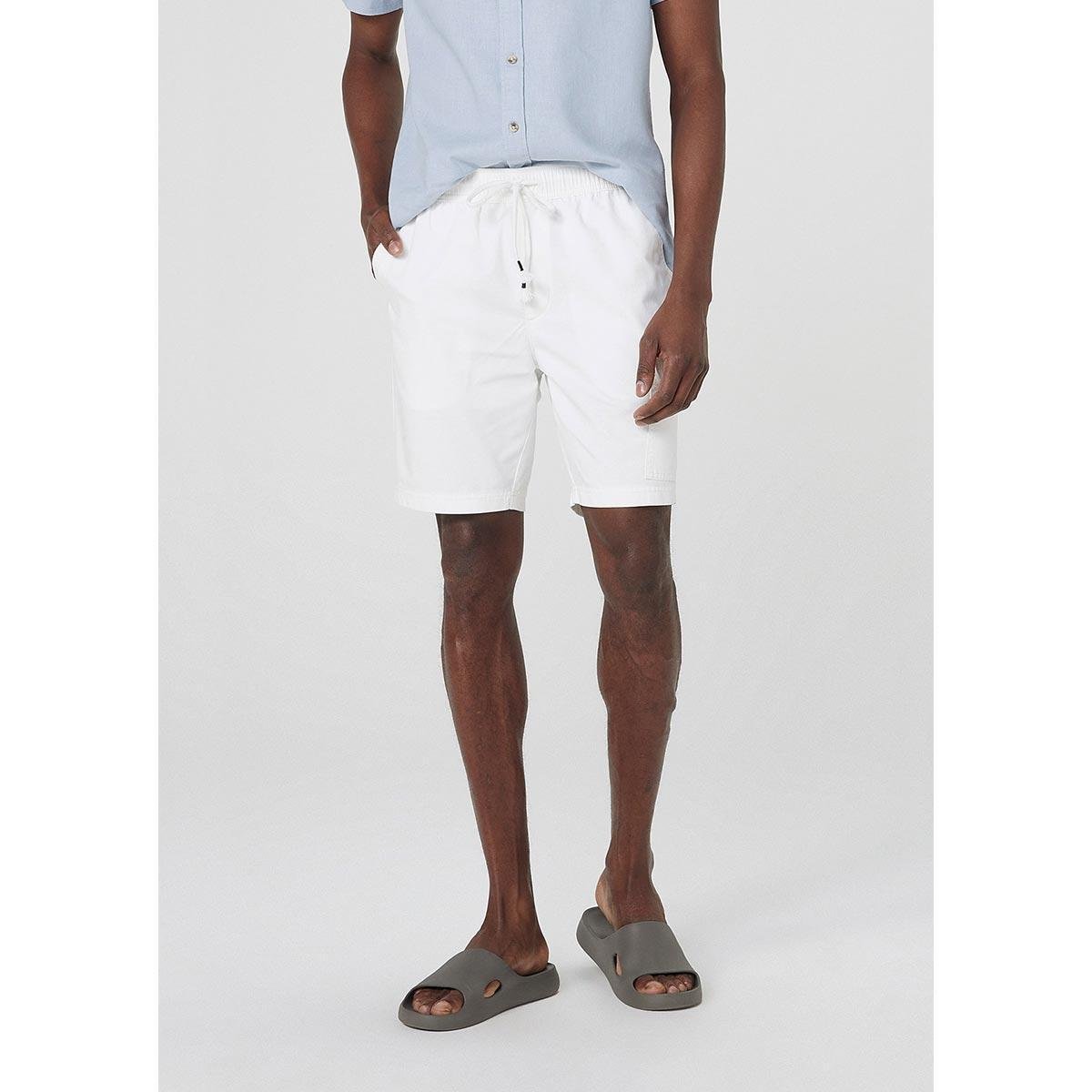 Bermuda Masculina Cargo Em Sarja - KG3RNMCSI3 - Branco é boa?