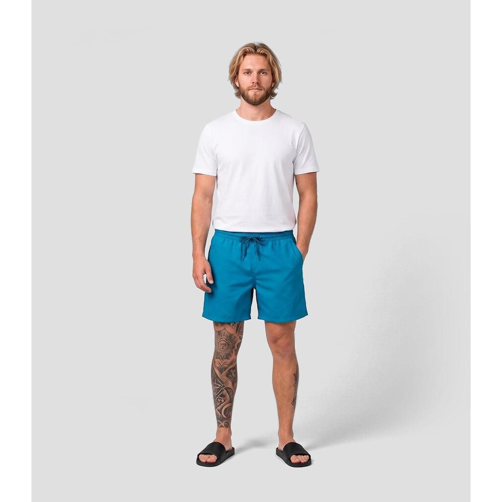 Bermuda Masculina Com Bolsos De Tactel Select Azul
