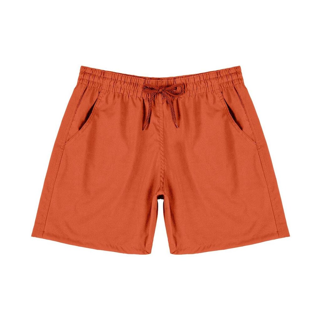 Bermuda Masculina Com Bolsos De Tactel Select Laranja