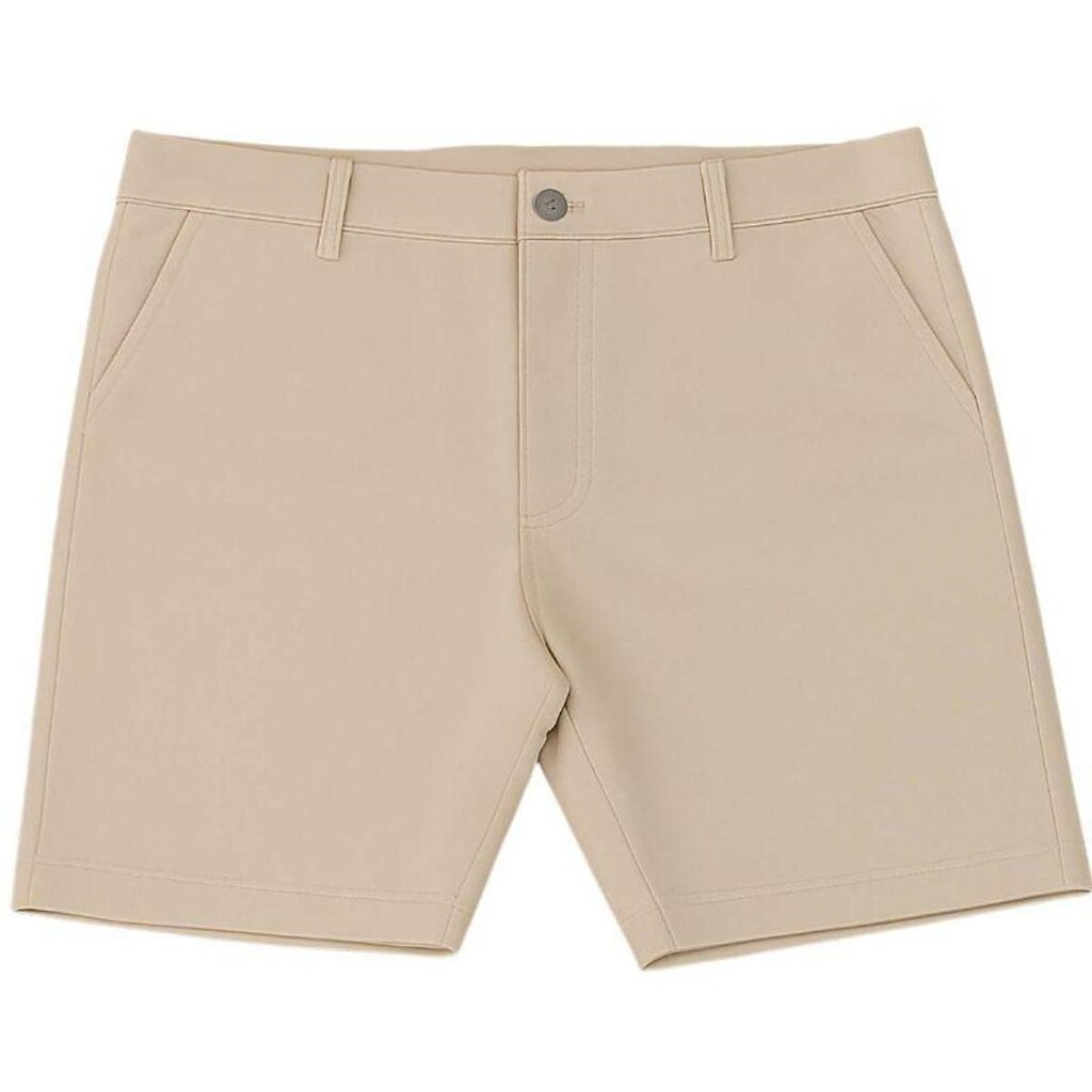 Bermuda Masculina Contra Regra Sarja Bege Plus Size