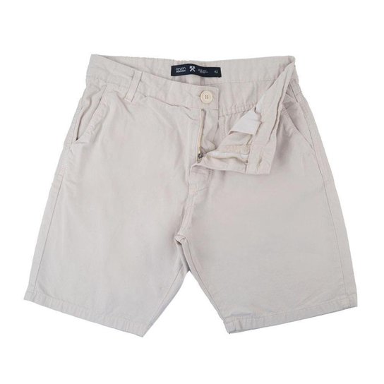Bermuda Masculina Eleven Stone Bege - B022263