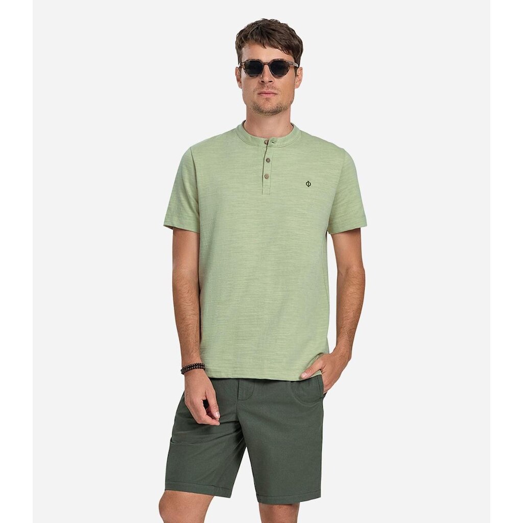 Bermuda Masculina em Linho Diametro Verde