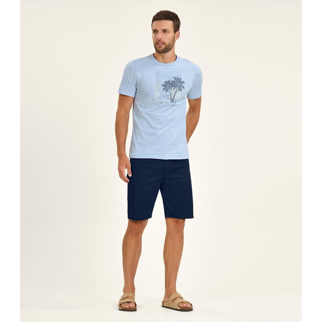 Bermuda Masculina em Sarja Diametro Azul