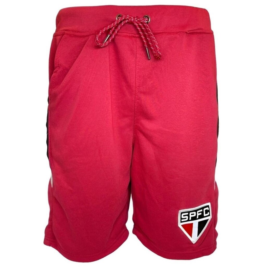 Bermuda Masculina Esportiva Casual Dia a Dia Moletom Licenciada São Paulo Spr Sports Esp301852