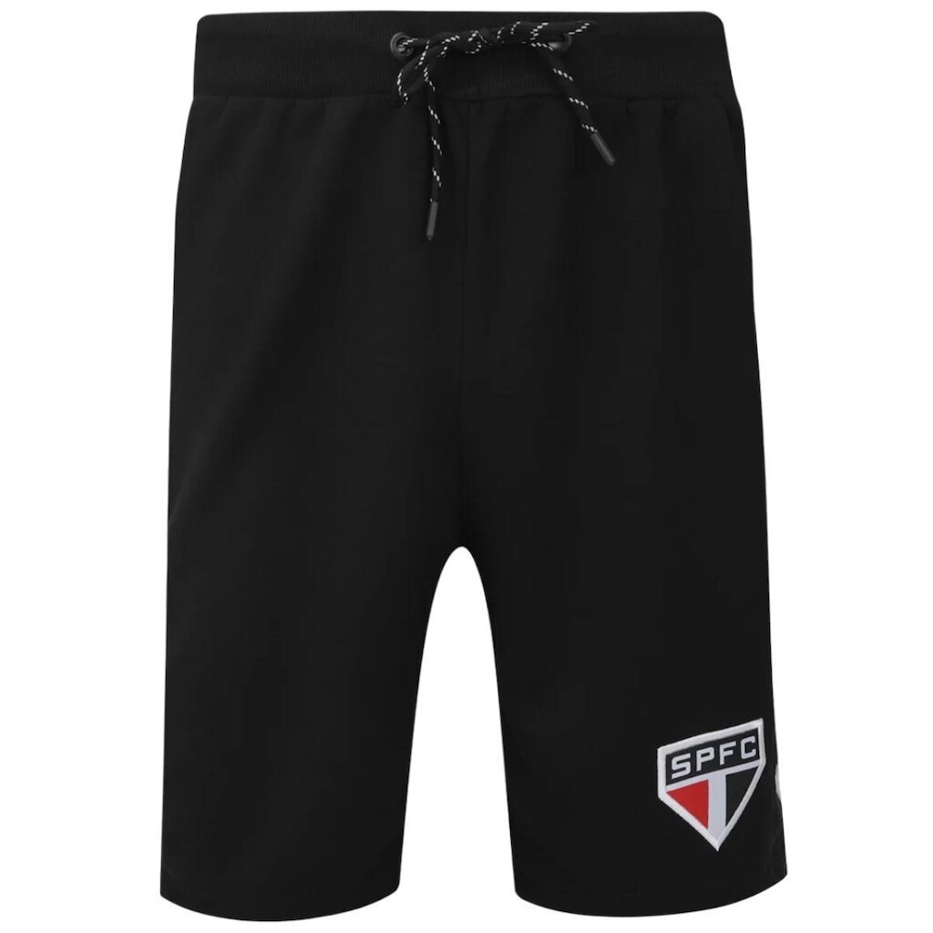 Bermuda Masculina Esportiva Casual Dia a Dia Moletom Licenciada São Paulo Spr Sports Esp301856