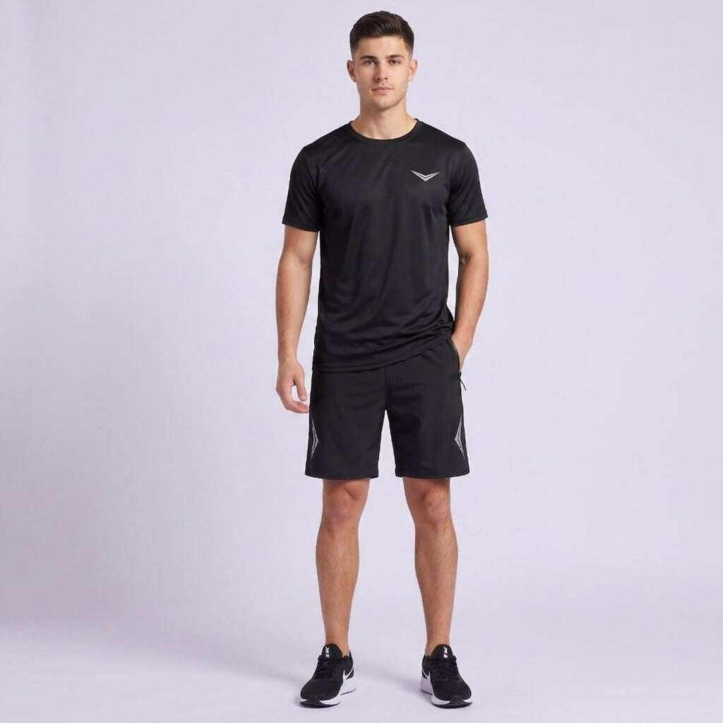 Bermuda Masculina Esportiva Essencial Com Bolsos Zíper