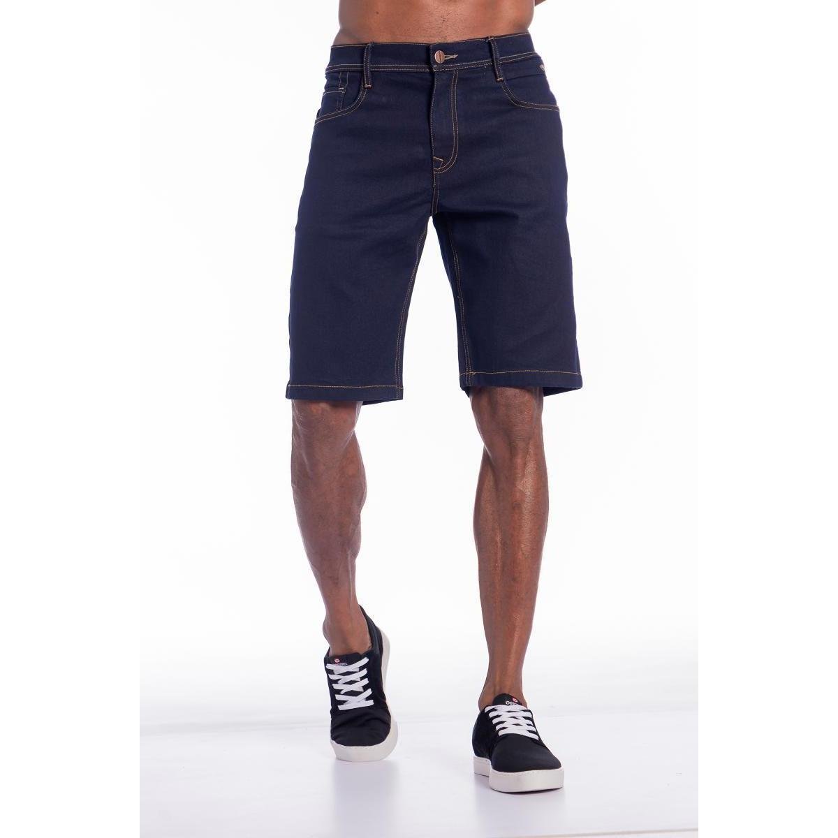 Bermuda Masculina Gangster 0551 - Jeans Menor preço em Bermuda Masculina Gangster 0551 - Jeans