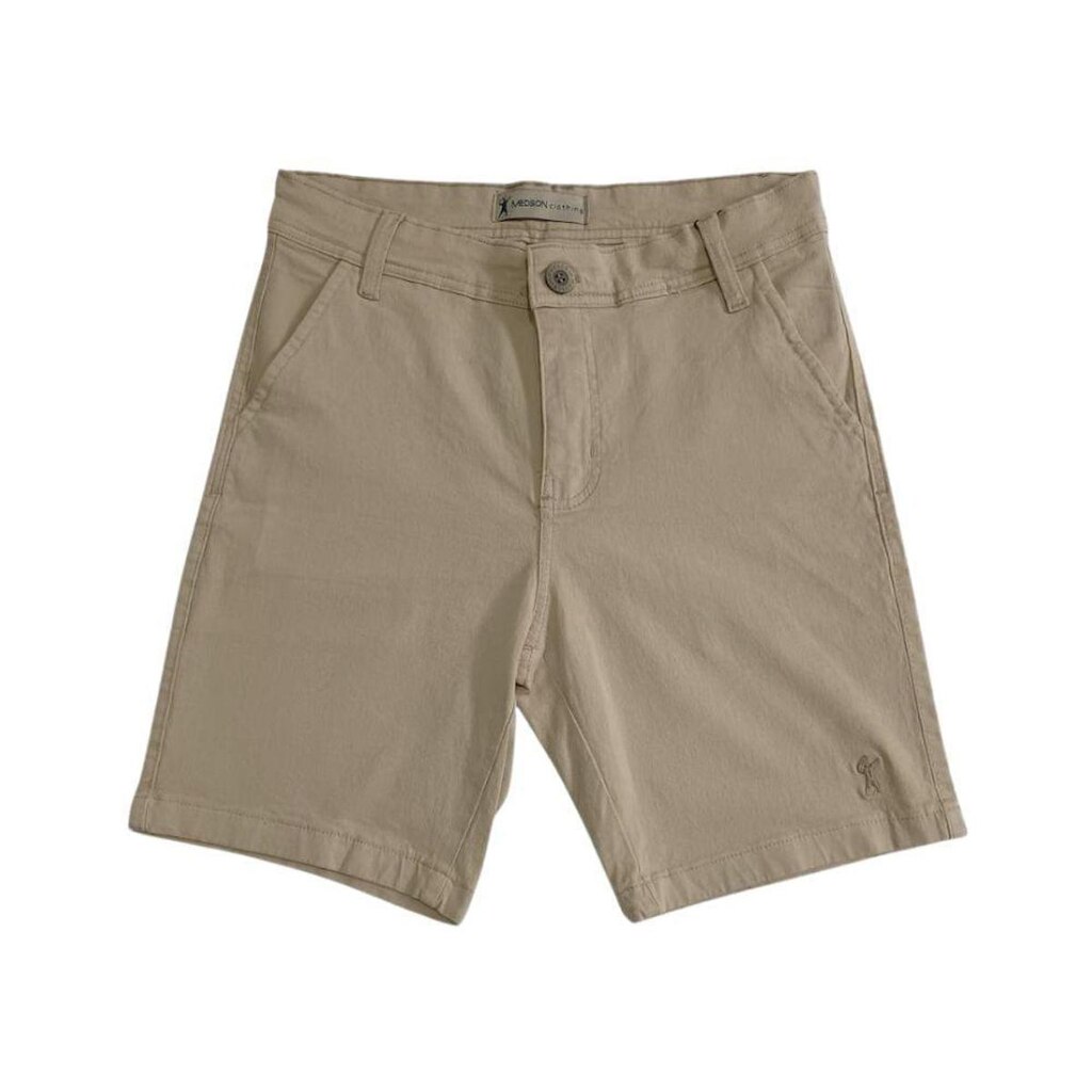 Bermuda Masculina Jeans Sarja Alfaiataria Com Elastano Medson
