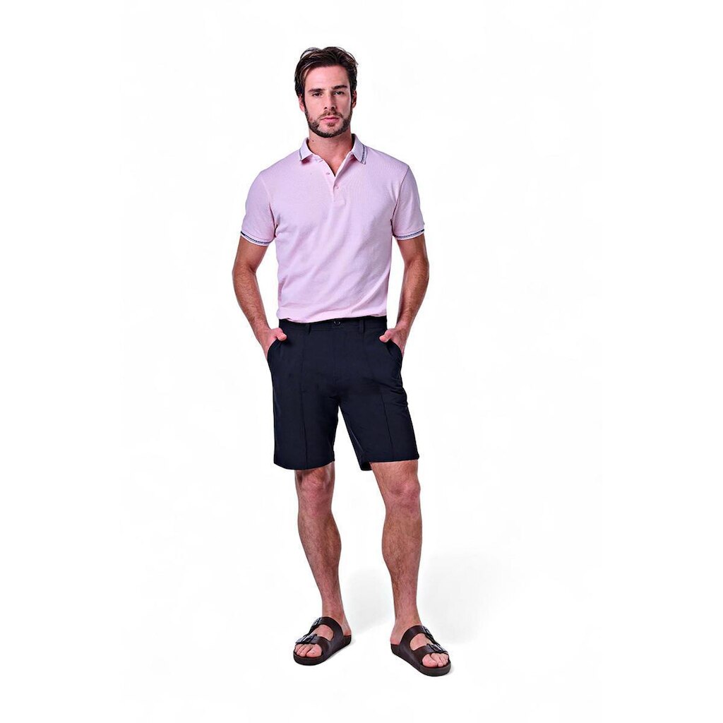 Bermuda Masculina Micro Fibra Básica Friso