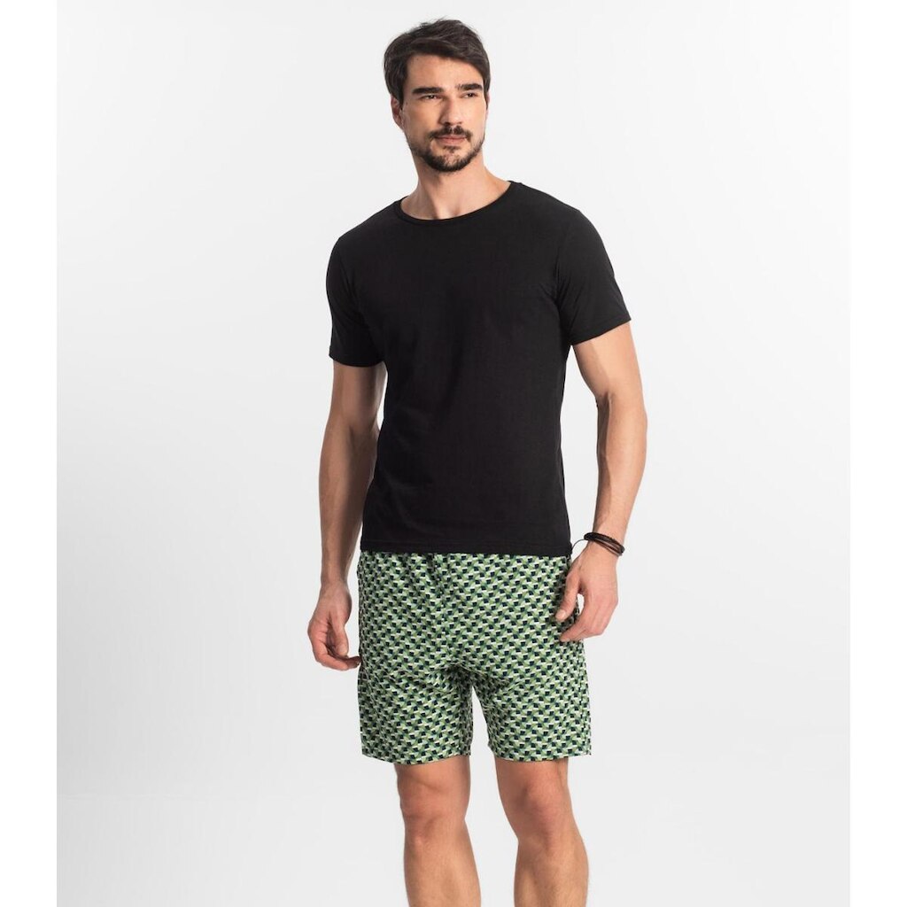 Bermuda Masculina Microfibra Diametro Verde