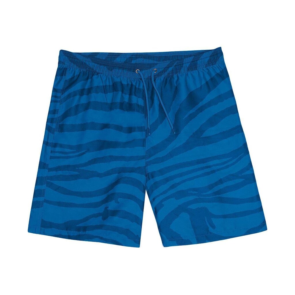 Bermuda Masculina Microfibra Estampada Rovitex Azul