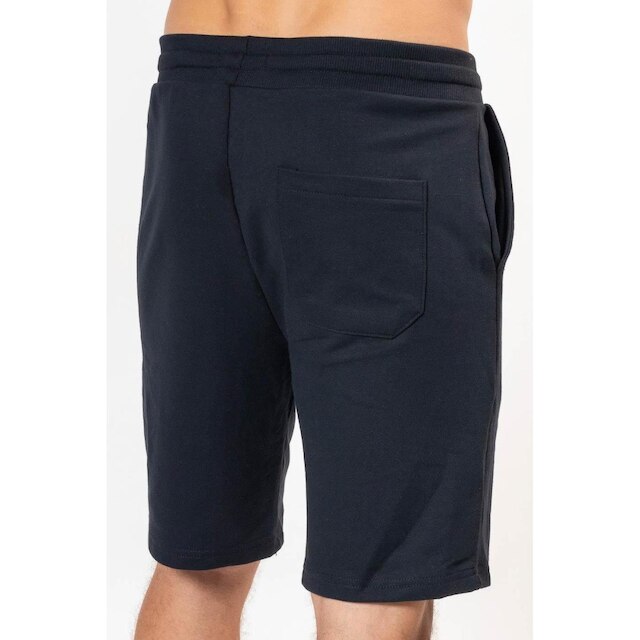Bermuda Masculina Moletom Básica Preta