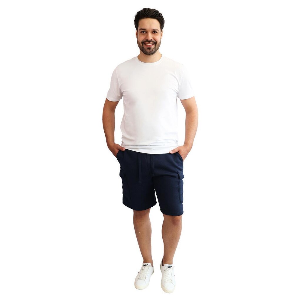 Bermuda Masculina Moletom Cargo
