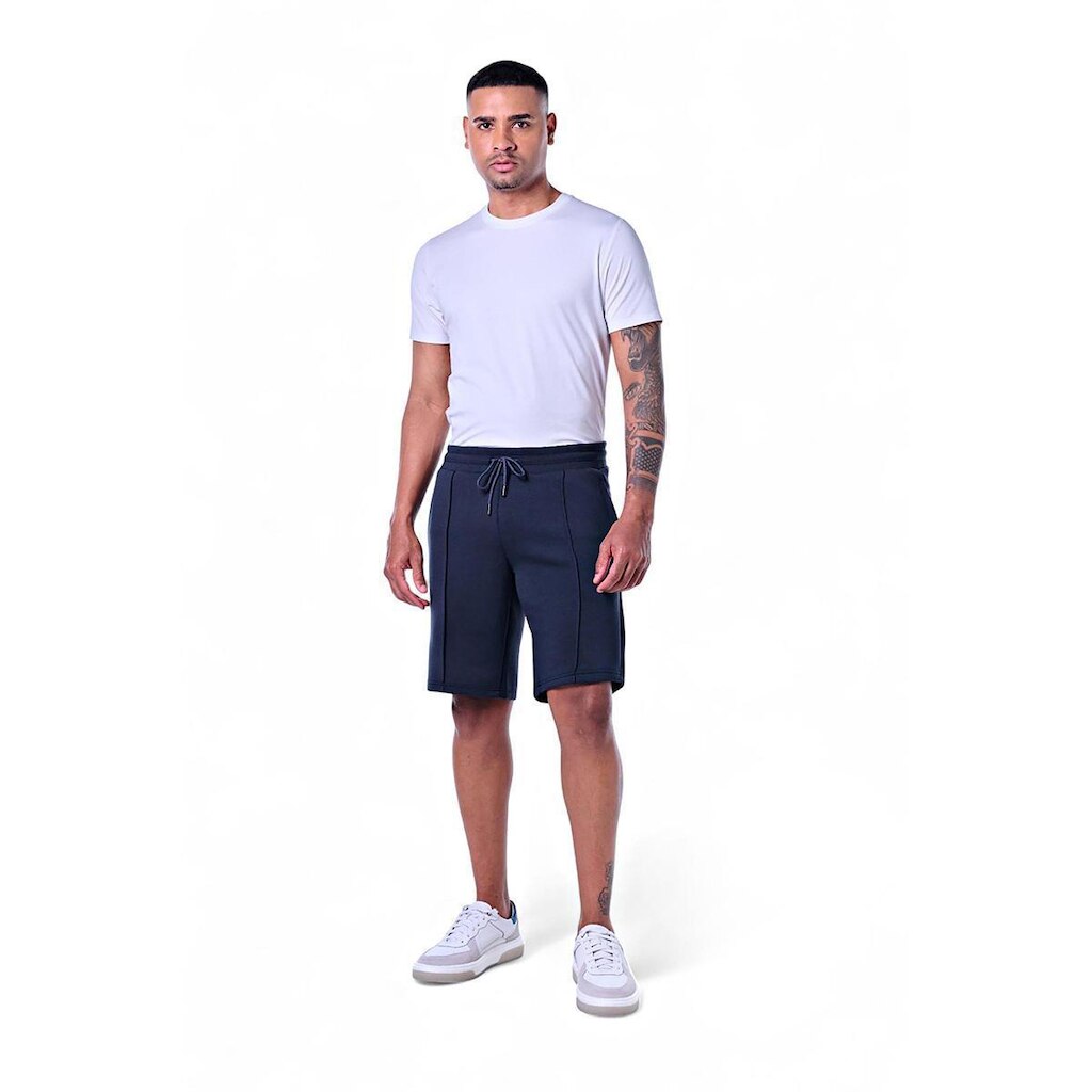 Bermuda Masculina Moletom Com Bolso Frontal