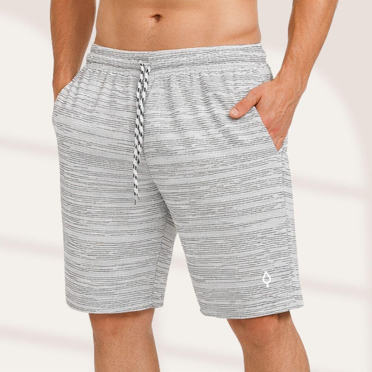 Bermuda Masculina Resina Short Moletinho Moletom - Mescla Menor preço em Bermuda Masculina Resina Short Moletinho Moletom - Mescla
