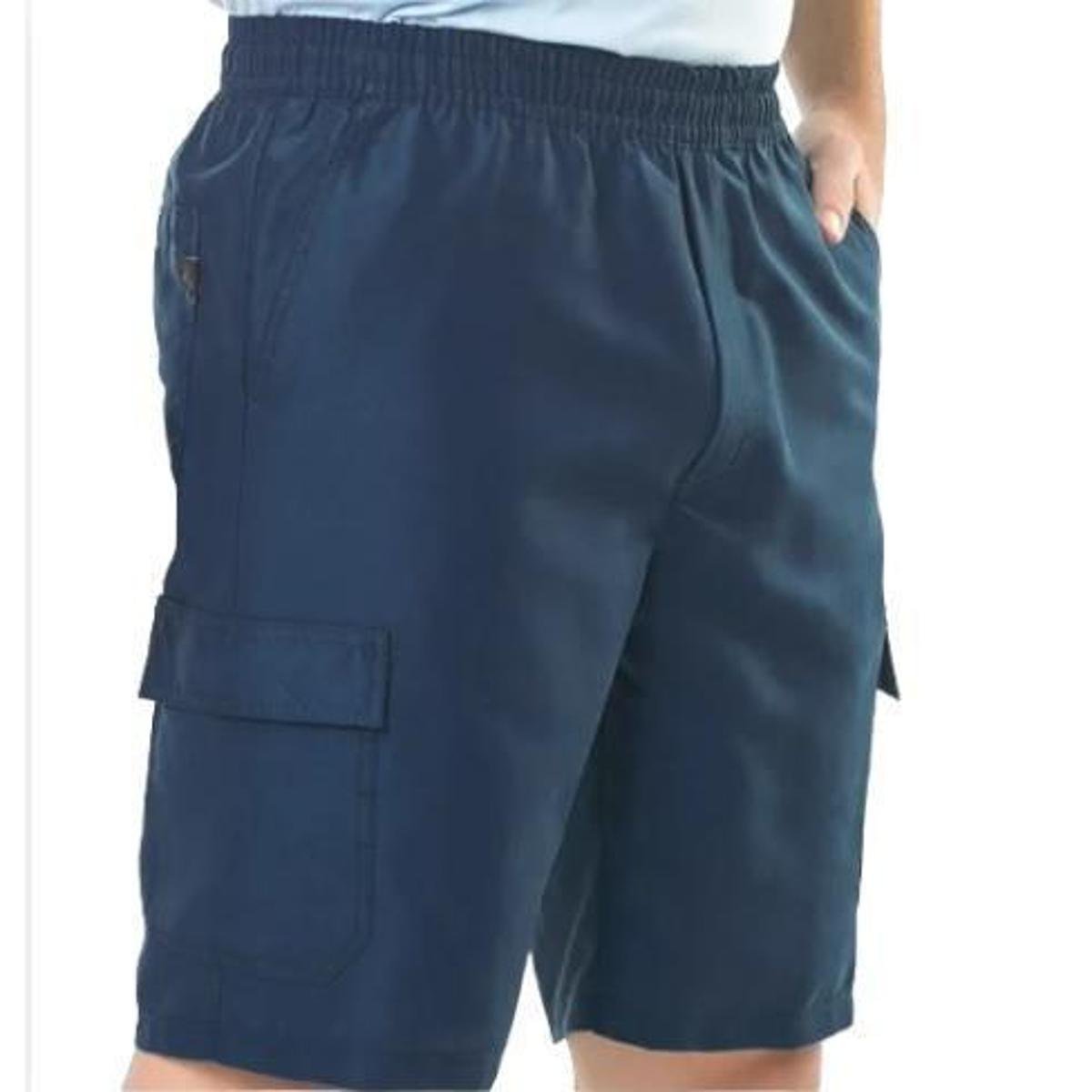 Bermuda Masculina Sarja Hering - Azul Menor preço em Bermuda Masculina Sarja Hering - Azul