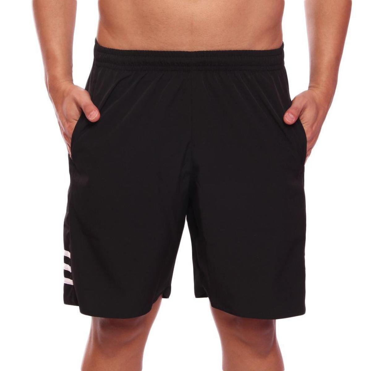 Bermuda Masculina Shorts Tactel Academia Treino Com Listras Menor preço em Bermuda Masculina Shorts Tactel Academia Treino Com Listras